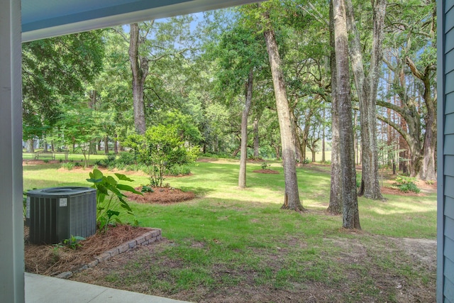 4067 S Rhett Ave, North Charleston, SC 29405 - view of grassy yard with central AC