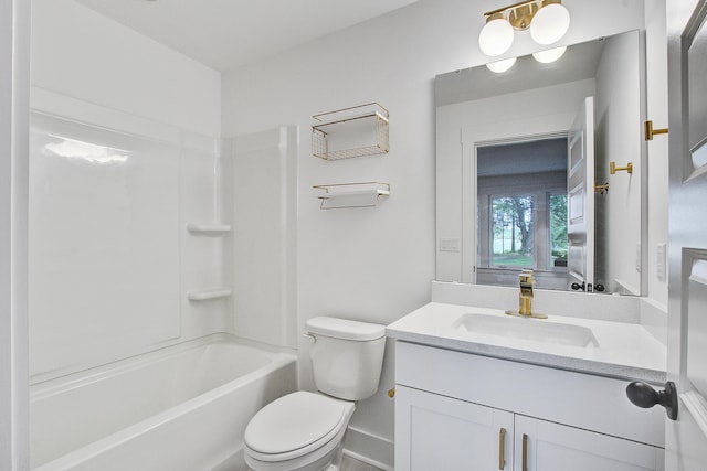 4067 S Rhett Ave, North Charleston, SC 29405 - full bathroom with vanity, toilet, and tub / shower combination