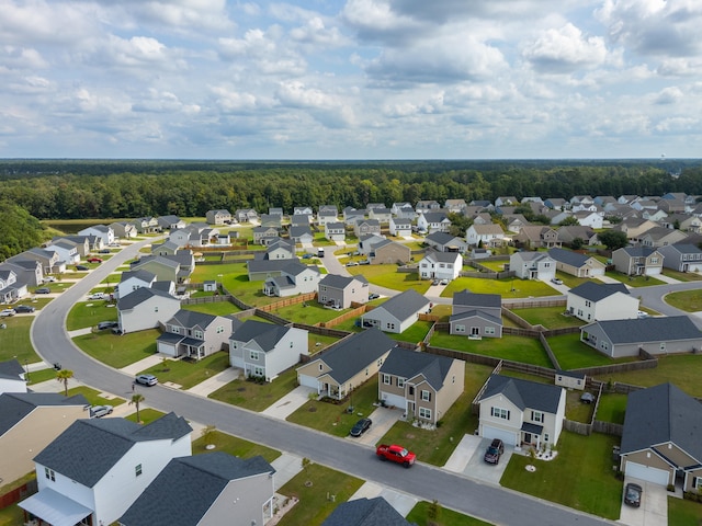 drone / aerial view