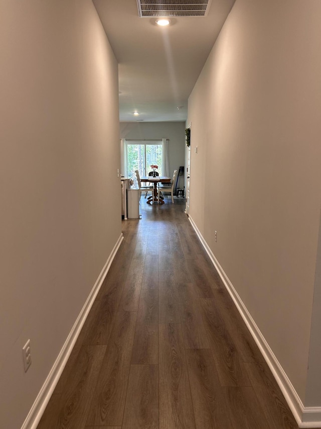 305 Camellia Bloom Dr, Moncks Corner, SC 29461 - hall featuring dark wood-type flooring and baseboards