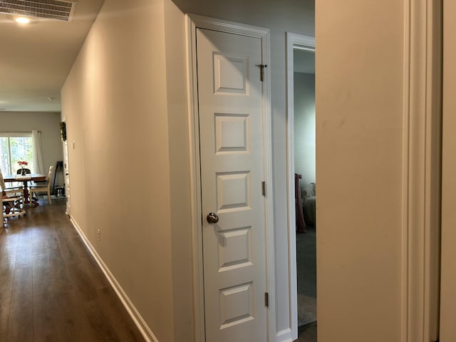 305 Camellia Bloom Dr, Moncks Corner, SC 29461 - hall featuring dark wood finished floors and baseboards