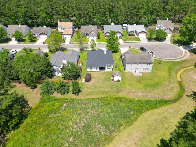 birds eye view of property featuring a residential view