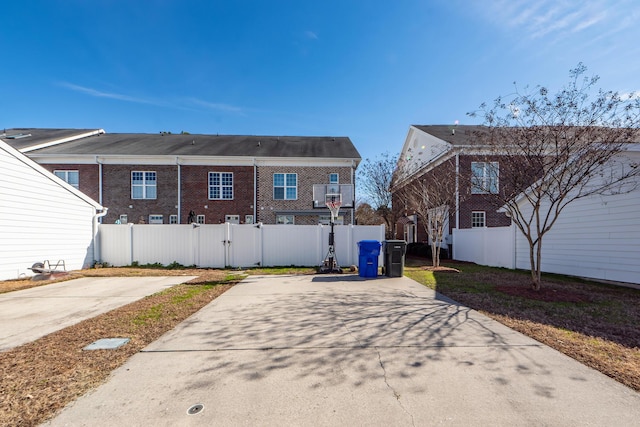 view of back of property