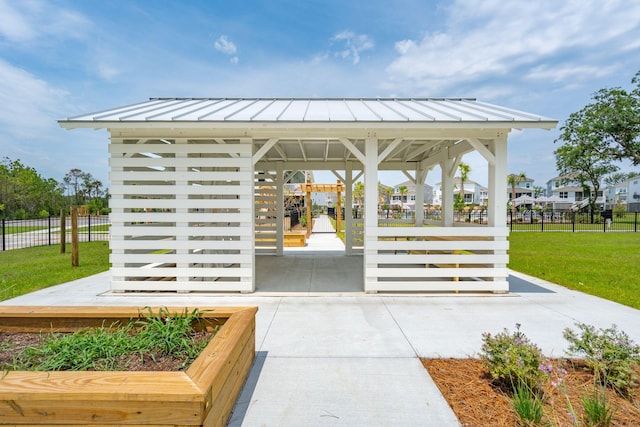 1668 Siloh Dr Unit 470, Mount Pleasant, SC 29466 - view of community with a yard, a gazebo, and fence