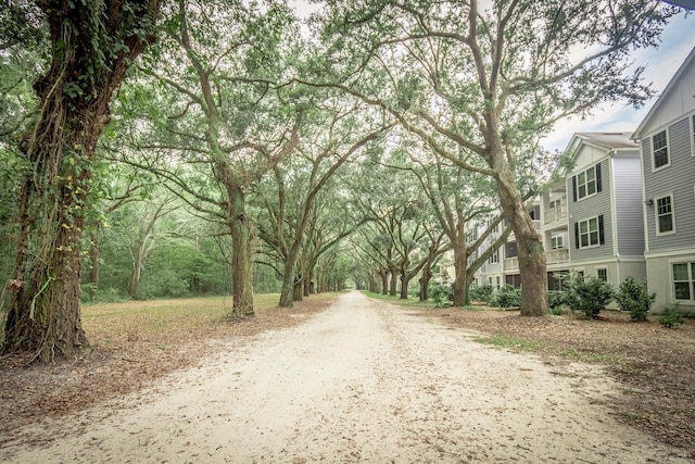 view of road