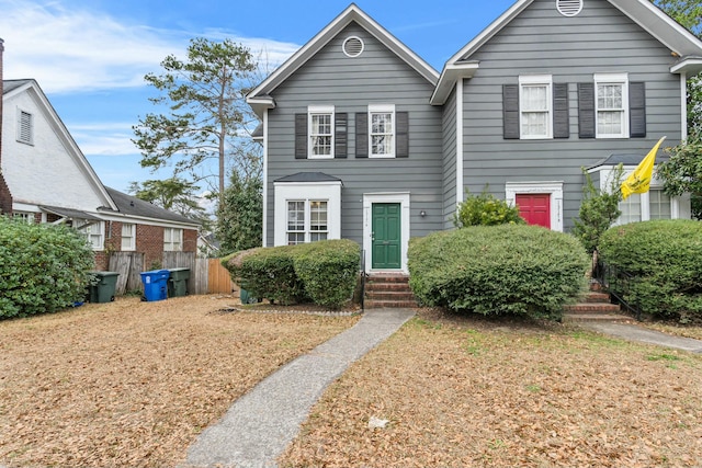 view of front of home