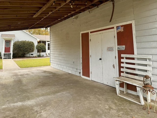 view of entrance to property