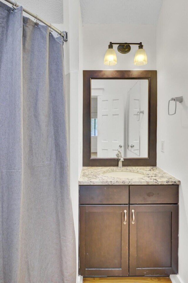 2159 Spoleto Ln Unit E, North Charleston, SC 29406 - bathroom featuring vanity and a shower with curtain