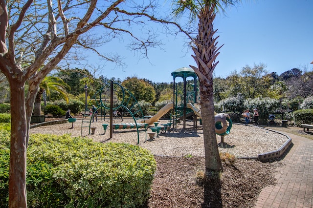 view of communal playground