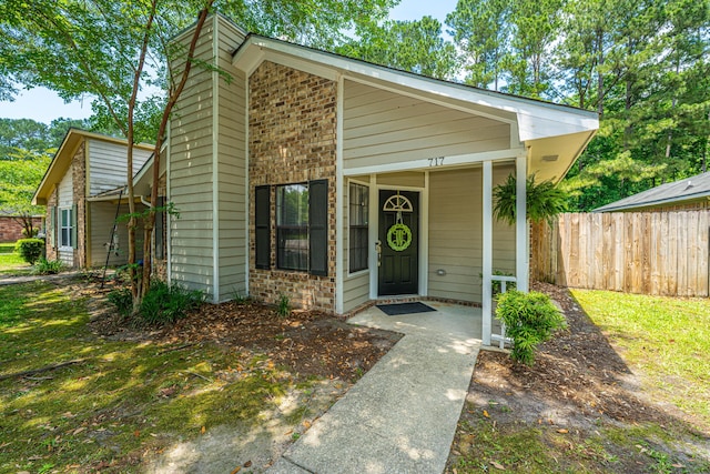 717 Temple Rd Unit B, Ladson, SC 29456 - view of front facade featuring brick siding