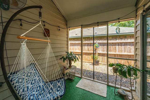 717 Temple Rd Unit B, Ladson, SC 29456 - sunroom / solarium with vaulted ceiling and healthy amount of natural light