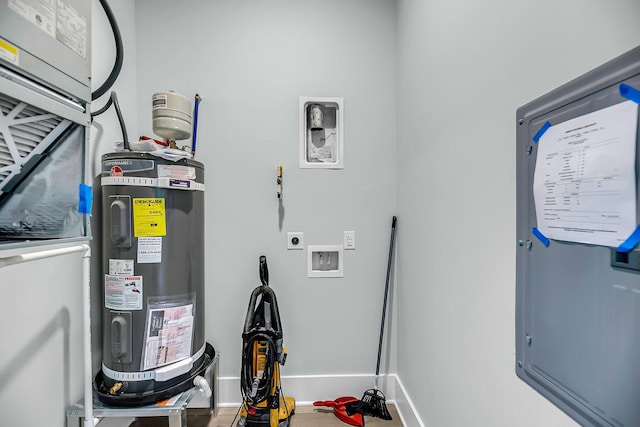7416 Indigo Palms Way, Johns Island, SC 29455 - utility room featuring electric water heater