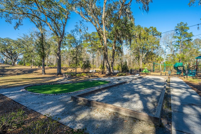 surrounding community featuring playground community