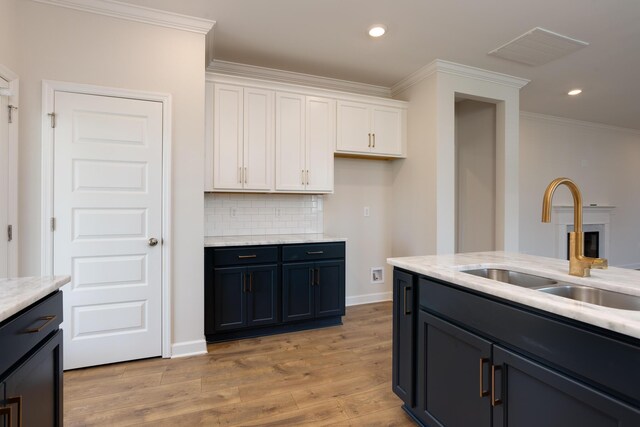 bathroom with tile patterned flooring and vanity