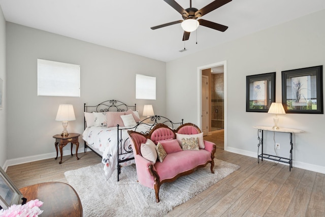 516 Tidewater Chase Ln, Summerville, SC 29486 - bedroom featuring wood finished floors, baseboards, and ensuite bath