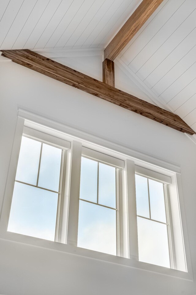 2 Live Oak Ave, Charleston, SC 29407 - room details with wood ceiling and beam ceiling