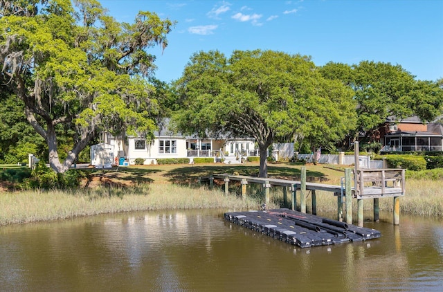 3948 Gift Blvd, Johns Island, SC 29455 - dock area with a water view