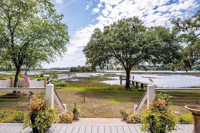 3948 Gift Blvd, Johns Island, SC 29455 - view of yard featuring a water view