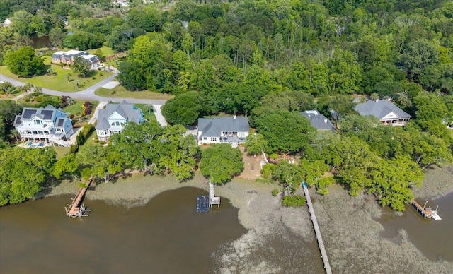 3948 Gift Blvd, Johns Island, SC 29455 - view of property location with a nearby body of water, nearby suburban area, and a heavily wooded area