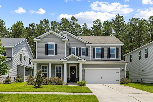 423 Sanctuary Park Dr, Summerville, SC 29486 - traditional home with driveway, a garage, and a front lawn