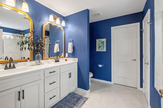 423 Sanctuary Park Dr, Summerville, SC 29486 - bathroom featuring double vanity and toilet