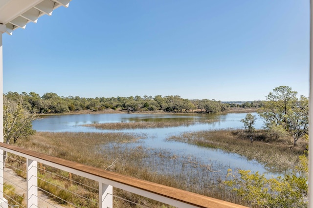 property view of water