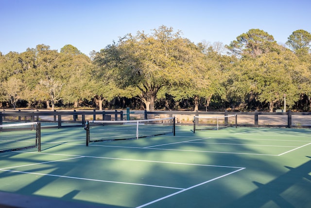 view of sport court