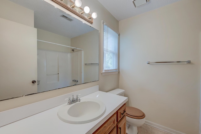 441 Compton Dr, Moncks Corner, SC 29461 - bathroom with toilet, a shower, and vanity