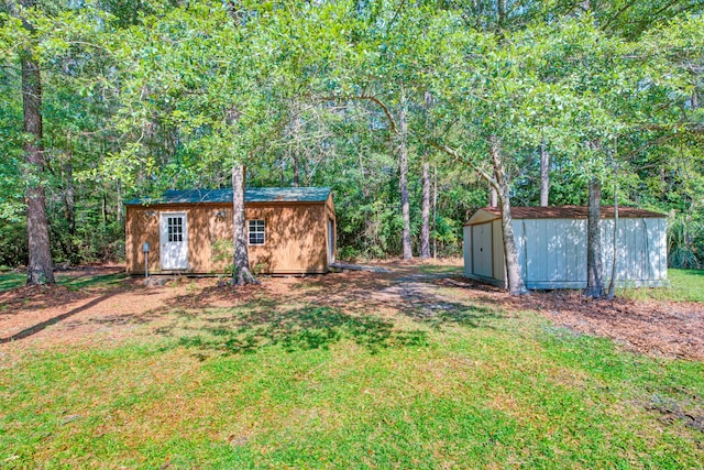 441 Compton Dr, Moncks Corner, SC 29461 - view of green lawn with a forest view