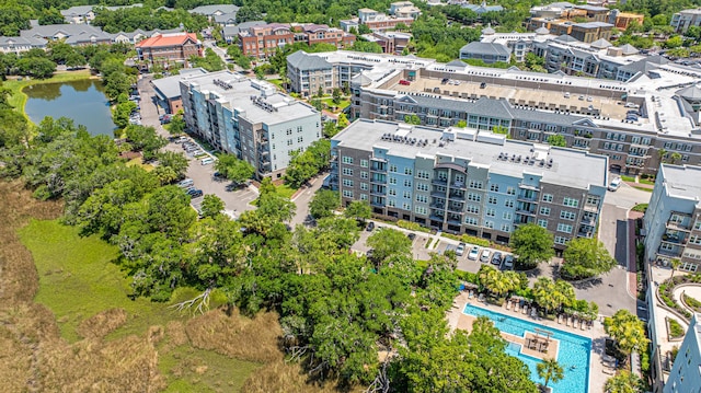 125 Pier View St Unit 408, Charleston, SC 29492 - aerial view of a nearby body of water and a pool area