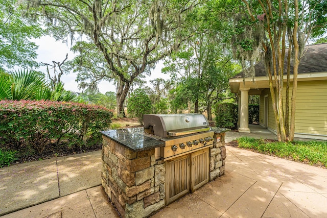 125 Pier View St Unit 408, Charleston, SC 29492 - view of patio / terrace with an outdoor kitchen