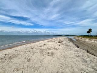 property view of water with a view of the beach