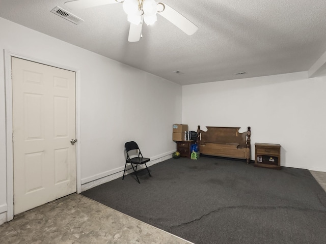 1104 2nd Ave, Kingstree, SC 29556 - unfurnished room featuring a textured ceiling and a ceiling fan