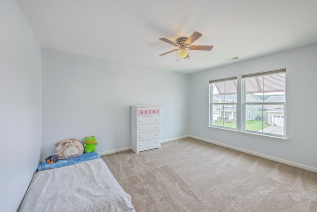 531 Crossland Dr, Moncks Corner, SC 29461 - unfurnished bedroom with carpet floors, baseboards, and ceiling fan