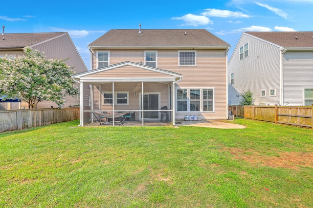 531 Crossland Dr, Moncks Corner, SC 29461 - rear view of house with a patio area and a sunroom