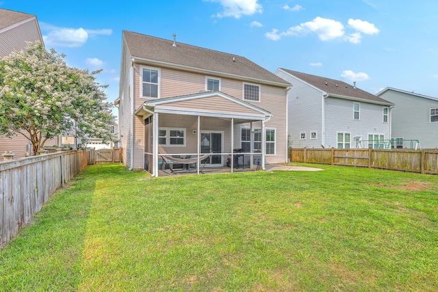 531 Crossland Dr, Moncks Corner, SC 29461 - back of house with a patio area and a sunroom