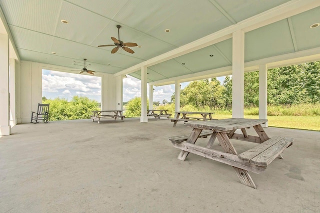 531 Crossland Dr, Moncks Corner, SC 29461 - view of patio featuring ceiling fan