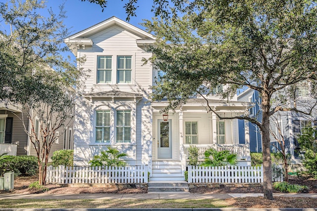 view of front of house featuring a porch