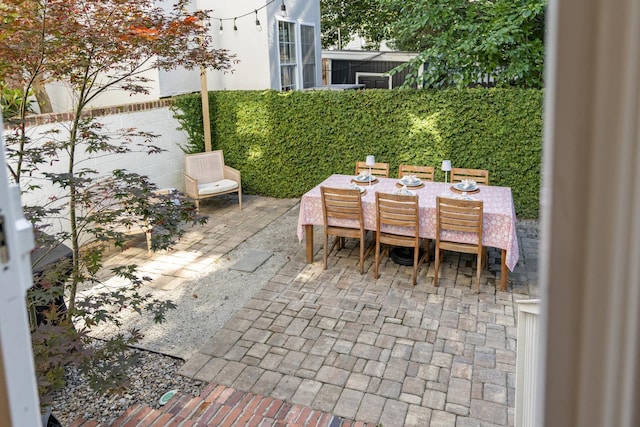 5 Smith St, Charleston, SC 29401 - view of patio / terrace featuring outdoor dining area