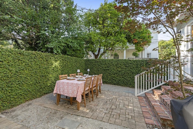 5 Smith St, Charleston, SC 29401 - view of patio / terrace featuring outdoor dining area