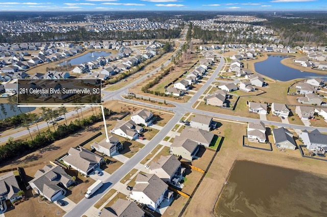 261 Celestial Blvd, Summerville, SC 29486 - view of property location featuring a large body of water and nearby suburban area