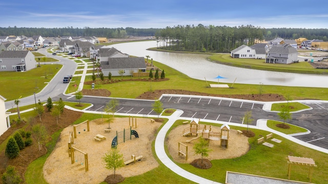 261 Celestial Blvd, Summerville, SC 29486 - aerial perspective of suburban area featuring a large body of water