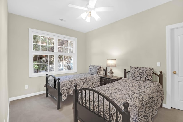 2257 Magnolia Meadows Dr, Mount Pleasant, SC 29464 - bedroom featuring carpet floors, baseboards, and ceiling fan