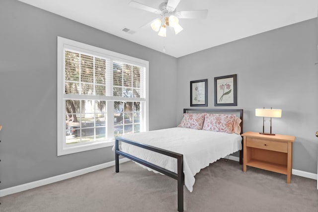 2257 Magnolia Meadows Dr, Mount Pleasant, SC 29464 - bedroom featuring carpet, baseboards, and a ceiling fan
