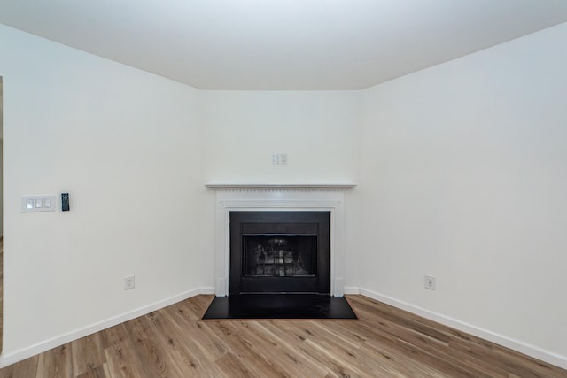 interior details featuring wood-type flooring