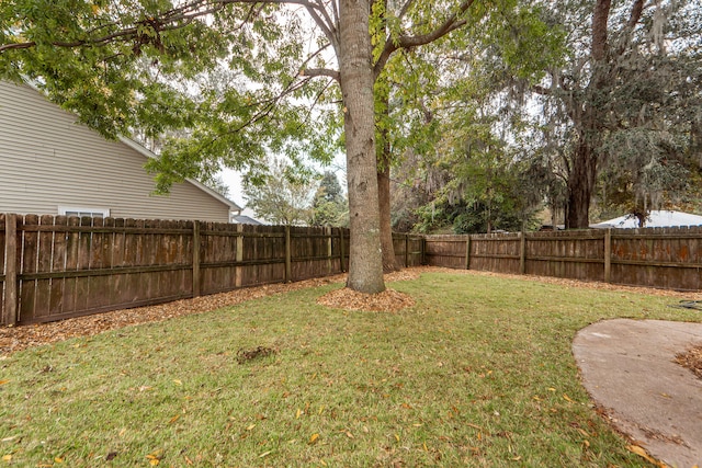 view of yard