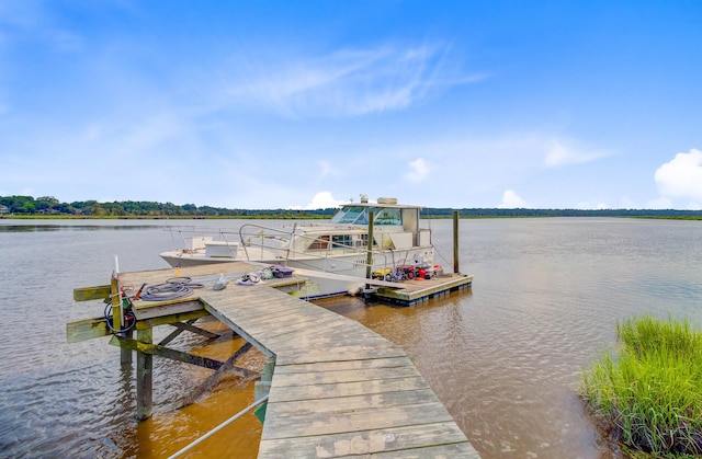 7074 W Constellation Dr, North Charleston, SC 29418 - dock area featuring a water view