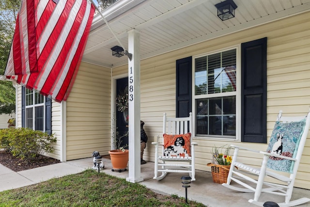 1583 Southwick Dr, Johns Island, SC 29455 - entrance to property featuring a porch