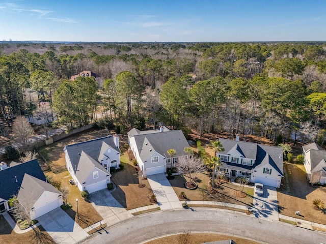 drone / aerial view featuring a residential view