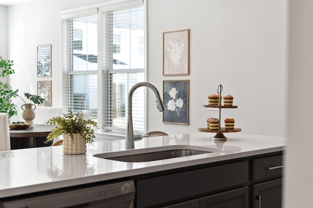 kitchen with dishwasher and sink